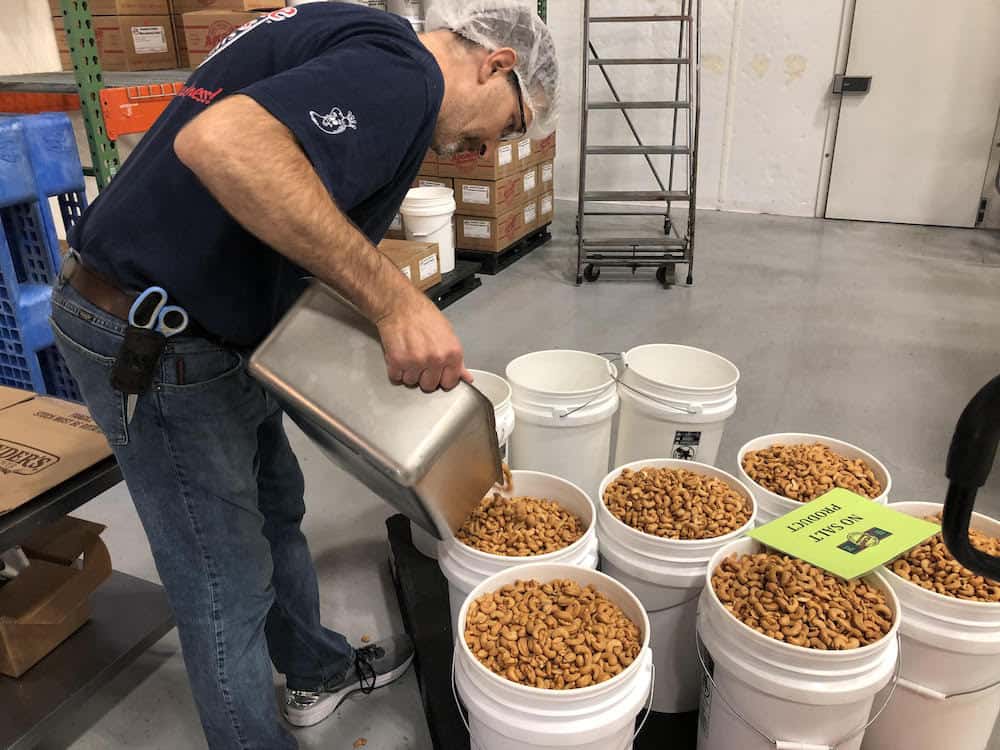 Nut Roasting The Arcade Snacks roasting process
